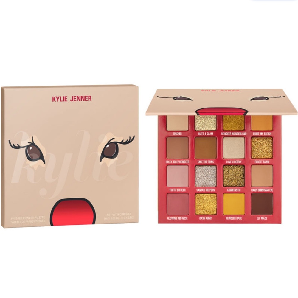 Kylie by Kylie Jenner
Kylie Cosmetics Holiday Collection Pressed Powder Palette